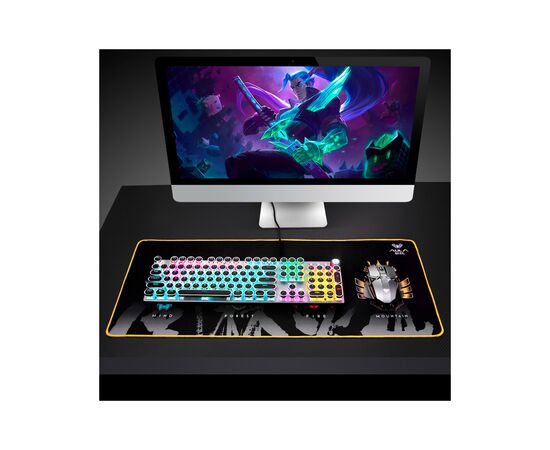 Коврик для мышки Aula MP-WFFM Black (6948391215136), изображение 4 Коврик для мышки Aula MP-WFFM Black (6948391215136), изображение 4