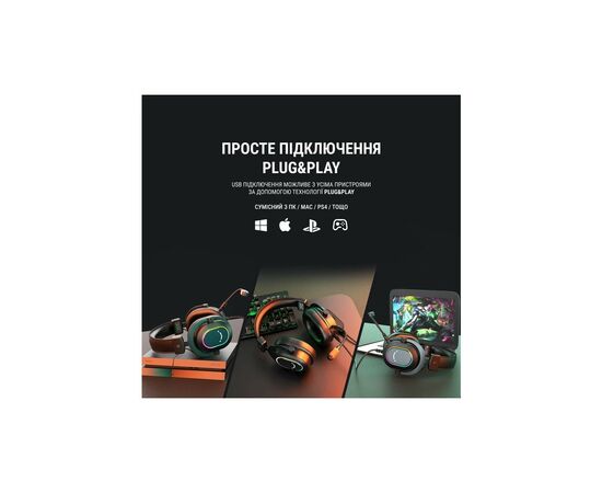 Навушники Fifine H6 RGB 7.1 Black (H6), зображення 12 Навушники Fifine H6 RGB 7.1 Black (H6), зображення 12