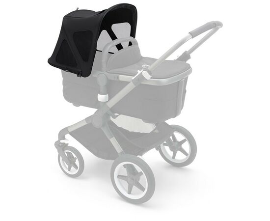 Капюшон для коляски Bugaboo Fox 5/Cameleon 3/Lynx Breezy MIDNIGHT BLACK, летний (100221003), изображение 2 Капюшон для коляски Bugaboo Fox 5/Cameleon 3/Lynx Breezy MIDNIGHT BLACK, летний (100221003), изображение 2