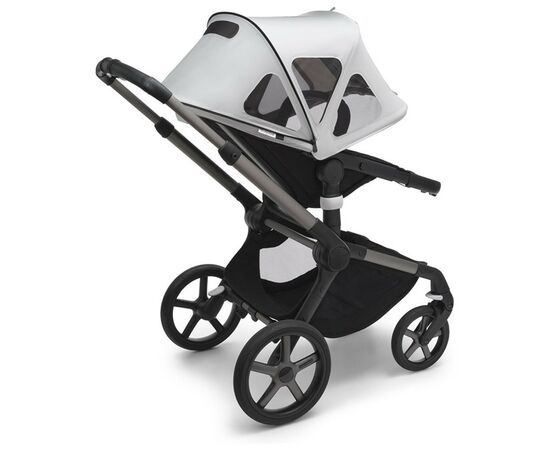 Капюшон для коляски Bugaboo Fox 5/Cameleon 3/Lynx Breezy MISTY GREY, пожилой (100221007), изображение 3 Капюшон для коляски Bugaboo Fox 5/Cameleon 3/Lynx Breezy MISTY GREY, пожилой (100221007), изображение 3