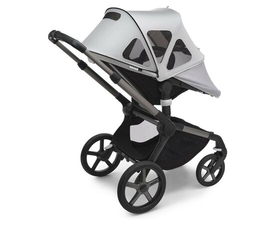 Капюшон для коляски Bugaboo Fox 5/Cameleon 3/Lynx Breezy MISTY GREY, пожилой (100221007), изображение 4 Капюшон для коляски Bugaboo Fox 5/Cameleon 3/Lynx Breezy MISTY GREY, пожилой (100221007), изображение 4