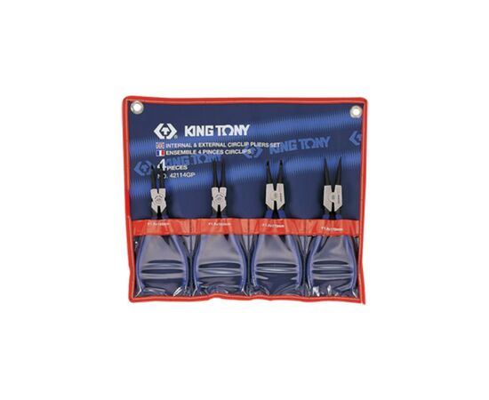 Автомобільний зйомник KING TONY стопорних кілець 180 мм набор 4 одиниць (42114GP)