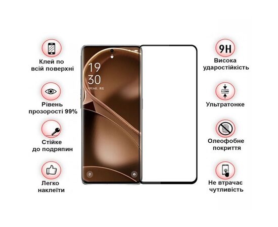 Стекло защитное BeCover Poco X6 Pro Black (710625), изображение 3