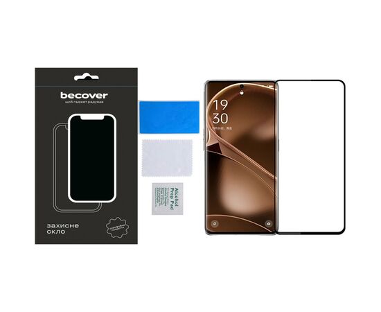 Стекло защитное BeCover Poco X6 Pro Black (710625), изображение 4