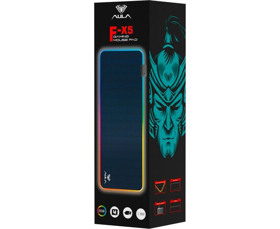 Коврик для мышки Aula F-X5 Black (6948391216027), изображение 4 Коврик для мышки Aula F-X5 Black (6948391216027), изображение 4