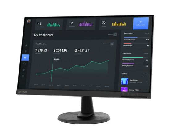 Монитор Lenovo C24-40 (63DCKAT6UA), изображение 3 Монитор Lenovo C24-40 (63DCKAT6UA), изображение 3