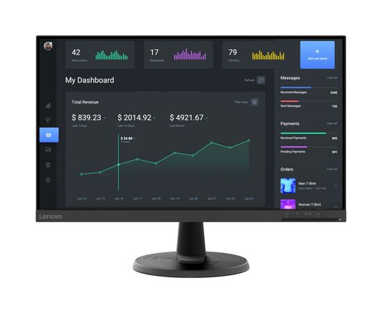Монітор Lenovo C24-40 (63DCKAT6UA)