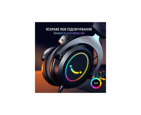 Наушники Fifine H3 RGB Black (H3), изображение 3 Наушники Fifine H3 RGB Black (H3), изображение 3