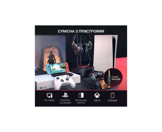 Наушники Fifine H3 RGB Black (H3), изображение 7 Наушники Fifine H3 RGB Black (H3), изображение 7