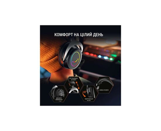 Наушники Fifine H3 RGB Black (H3), изображение 8 Наушники Fifine H3 RGB Black (H3), изображение 8