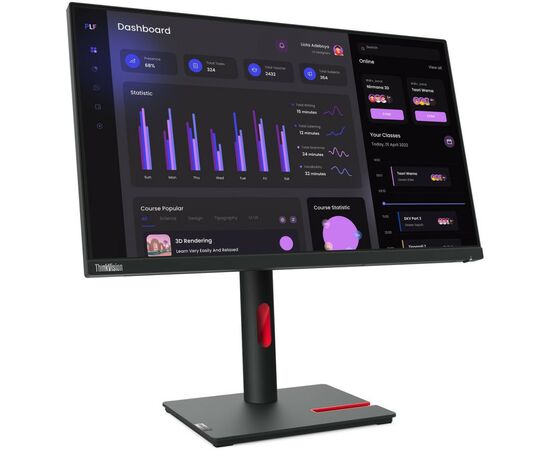 Монитор Lenovo T24i-30 (63CFMATXUA), изображение 2 Монитор Lenovo T24i-30 (63CFMATXUA), изображение 2
