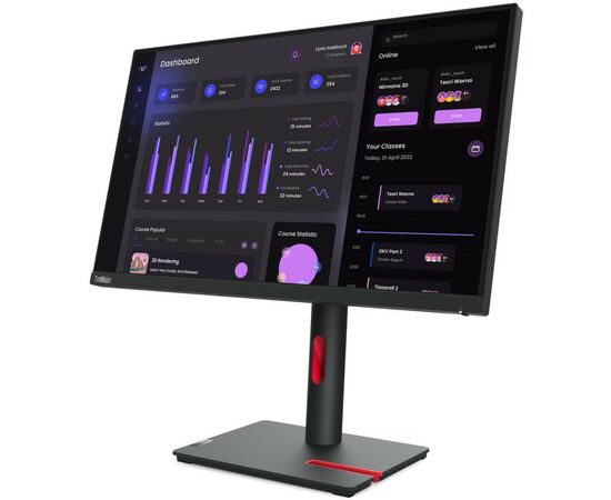 Монитор Lenovo T24i-30 (63CFMATXUA), изображение 3 Монитор Lenovo T24i-30 (63CFMATXUA), изображение 3