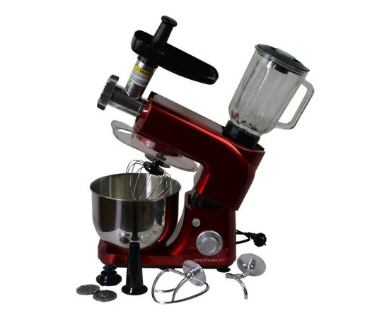 Кухонный комбайн Grunhelm GKM0022R, изображение 2 Кухонный комбайн Grunhelm GKM0022R, изображение 2