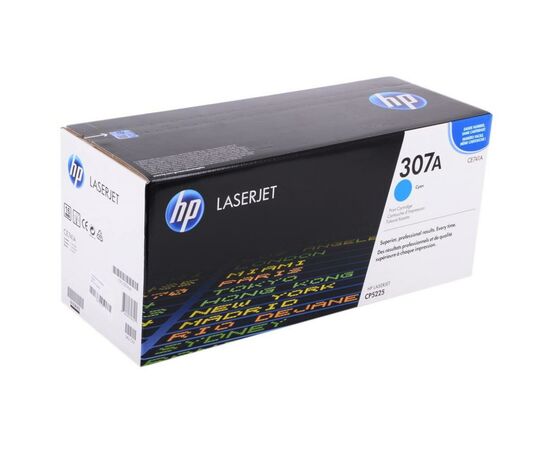 Картридж HP CLJ  307A cyan (CE741A), изображение 2