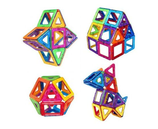 Конструктор Magplayer Набор 208 элементов (MPB-208), изображение 6 Конструктор Magplayer Набор 208 элементов (MPB-208), изображение 6