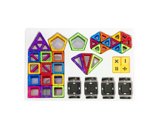 Конструктор Magplayer Набор 208 элементов (MPB-208), изображение 7 Конструктор Magplayer Набор 208 элементов (MPB-208), изображение 7