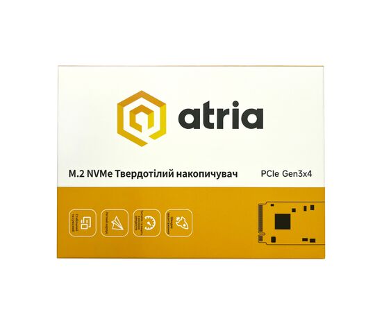 Накопитель SSD M.2 2280 256GB X500S ATRIA (ATNVMX500S/256), изображение 4 Накопитель SSD M.2 2280 256GB X500S ATRIA (ATNVMX500S/256), изображение 4