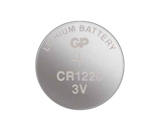 Батарейка Gp CR 1220 Lithium 3.0V * 1 (отрывается) (CR1220-7U5 / 4891199001345), изображение 2 Батарейка Gp CR 1220 Lithium 3.0V * 1 (отрывается) (CR1220-7U5 / 4891199001345), изображение 2