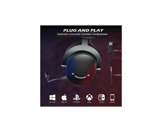 Наушники Fifine H9W White (H9W), изображение 7 Наушники Fifine H9W White (H9W), изображение 7