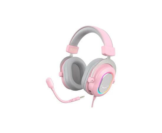 Наушники Fifine H6 RGB 7.1 Pink (H6P), изображение 2 Наушники Fifine H6 RGB 7.1 Pink (H6P), изображение 2