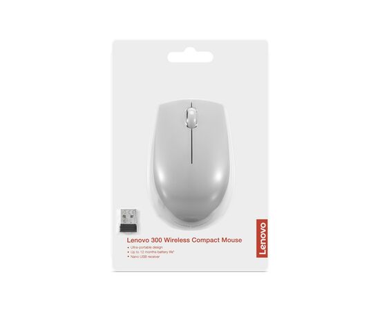 Мишка Lenovo 300 Wireless Arctic Grey (GY51L15678), зображення 7 Мишка Lenovo 300 Wireless Arctic Grey (GY51L15678), зображення 7