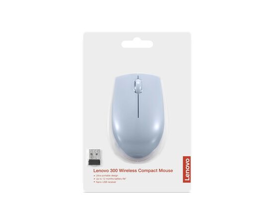 Мишка Lenovo 300 Wireless Frost Blue (GY51L15679), зображення 7 Мишка Lenovo 300 Wireless Frost Blue (GY51L15679), зображення 7