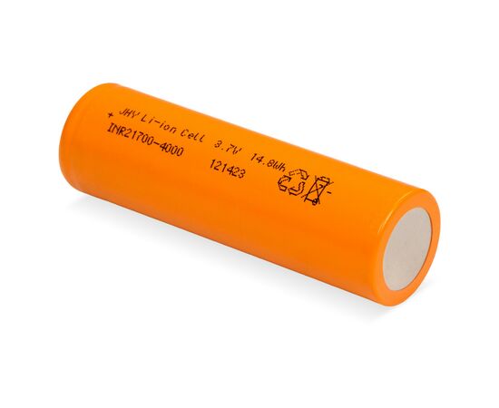 Аккумулятор JHY Li-Ion 21700 4000mAh 3.7V 40A (INR21700-4000), изображение 4 Аккумулятор JHY Li-Ion 21700 4000mAh 3.7V 40A (INR21700-4000), изображение 4
