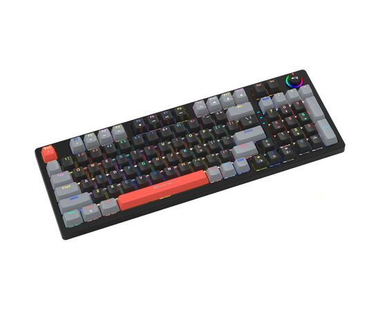 Клавиатура Xtrike ME GK-987 RGB Mechanical USB UA Black/Grey (GK-987GGRUA), изображение 2 Клавиатура Xtrike ME GK-987 RGB Mechanical USB UA Black/Grey (GK-987GGRUA), изображение 2