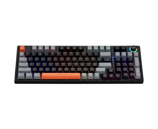 Клавиатура Xtrike ME GK-987 RGB Mechanical USB UA Black/Grey (GK-987GGRUA), изображение 3 Клавиатура Xtrike ME GK-987 RGB Mechanical USB UA Black/Grey (GK-987GGRUA), изображение 3