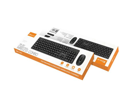 Комплект Xtrike ME MK-307 Wireless UA Black (MK-307UA), изображение 7 Комплект Xtrike ME MK-307 Wireless UA Black (MK-307UA), изображение 7