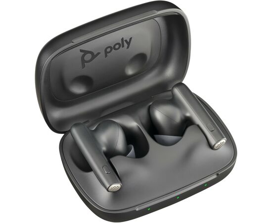Наушники Poly Voyager Free 60 Earbuds + BT700A + BCHC Black (7Y8H3AA), изображение 4 Наушники Poly Voyager Free 60 Earbuds + BT700A + BCHC Black (7Y8H3AA), изображение 4