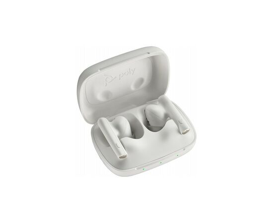 Наушники Poly Voyager Free 60 Earbuds + BT700A + BCHC White (7Y8L3AA), изображение 4 Наушники Poly Voyager Free 60 Earbuds + BT700A + BCHC White (7Y8L3AA), изображение 4