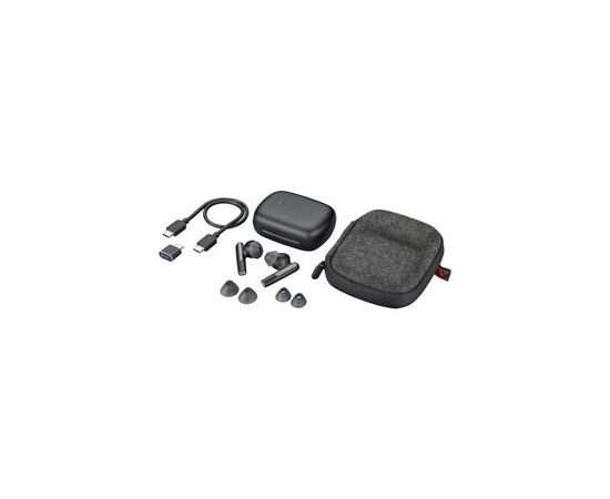 Наушники Poly Voyager Free 60 Earbuds + BT700C + BCHC Black (7Y8H4AA), изображение 6 Наушники Poly Voyager Free 60 Earbuds + BT700C + BCHC Black (7Y8H4AA), изображение 6