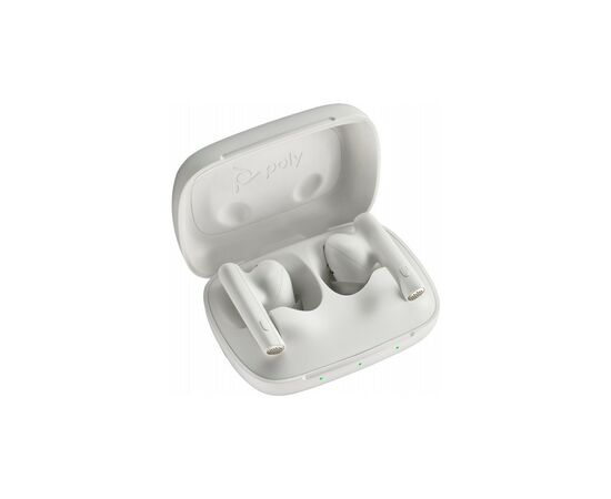 Наушники Poly Voyager Free 60 Earbuds + BT700C + BCHC White (7Y8L4AA), изображение 5 Наушники Poly Voyager Free 60 Earbuds + BT700C + BCHC White (7Y8L4AA), изображение 5
