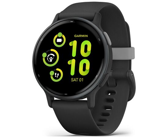 Смарт-годинник Garmin vivoactive 5, Black/Slate, GPS (010-02862-10)