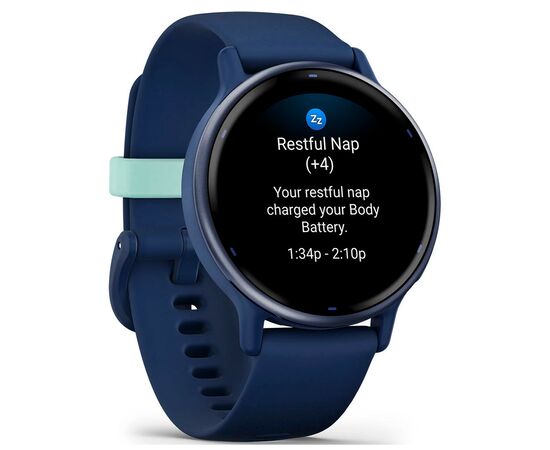 Смарт-годинник Garmin vivoactive 5, Cpt. Blue/Blue Metallic, GPS (010-02862-12), зображення 3 Смарт-годинник Garmin vivoactive 5, Cpt. Blue/Blue Metallic, GPS (010-02862-12), зображення 3