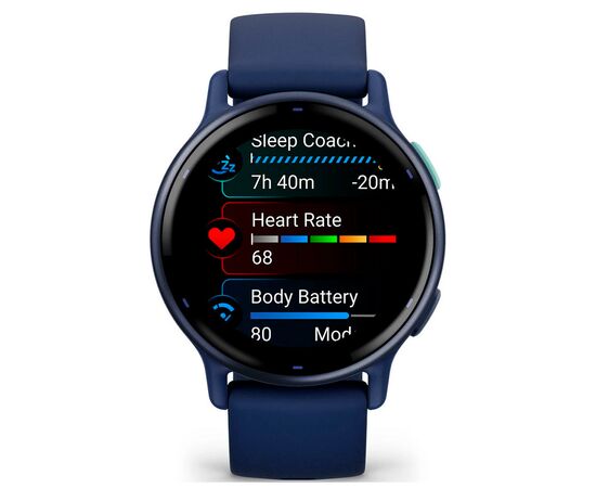 Смарт-годинник Garmin vivoactive 5, Cpt. Blue/Blue Metallic, GPS (010-02862-12), зображення 8 Смарт-годинник Garmin vivoactive 5, Cpt. Blue/Blue Metallic, GPS (010-02862-12), зображення 8