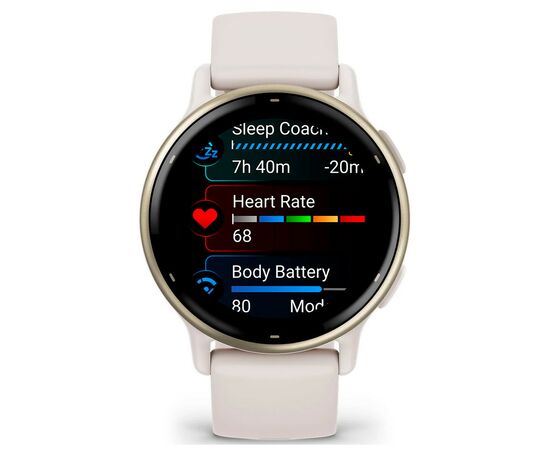 Смарт-годинник Garmin vivoactive 5, Ivory/Cream Gold, GPS (010-02862-11), зображення 2 Смарт-годинник Garmin vivoactive 5, Ivory/Cream Gold, GPS (010-02862-11), зображення 2