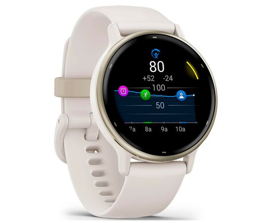 Смарт-годинник Garmin vivoactive 5, Ivory/Cream Gold, GPS (010-02862-11), зображення 3 Смарт-годинник Garmin vivoactive 5, Ivory/Cream Gold, GPS (010-02862-11), зображення 3