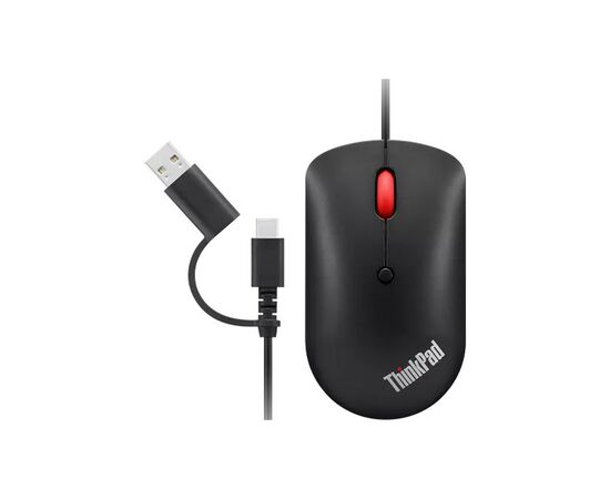 Мышка Lenovo ThinkPad USB-C Black (4Y51D20850), изображение 6 Мышка Lenovo ThinkPad USB-C Black (4Y51D20850), изображение 6