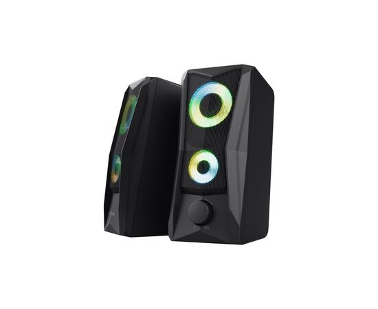 Акустическая система Trust GXT 606 Javv RGB-Illuminated Black (25108), изображение 3 Акустическая система Trust GXT 606 Javv RGB-Illuminated Black (25108), изображение 3