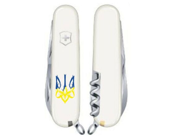 Нож Victorinox Spartan Ukraine 91 мм Тризуб готичний синьо-жовтий (1.3603.7_T0637u), изображение 2 Нож Victorinox Spartan Ukraine 91 мм Тризуб готичний синьо-жовтий (1.3603.7_T0637u), изображение 2