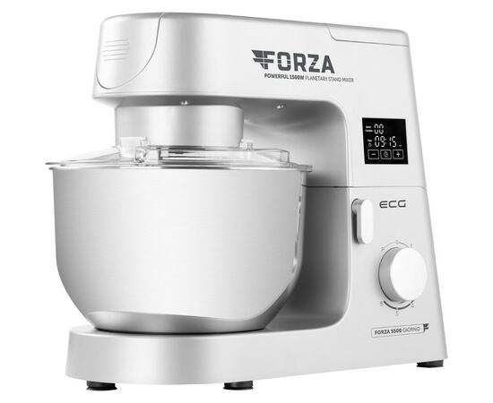 Кухонний комбайн ECG FORZA 5500 Giorno Argento, зображення 4 Кухонний комбайн ECG FORZA 5500 Giorno Argento, зображення 4