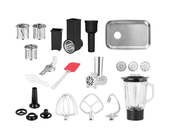 Кухонний комбайн ECG FORZA 5500 Giorno Argento, зображення 6 Кухонний комбайн ECG FORZA 5500 Giorno Argento, зображення 6