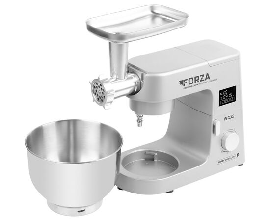 Кухонний комбайн ECG FORZA 5500 Giorno Argento, зображення 8 Кухонний комбайн ECG FORZA 5500 Giorno Argento, зображення 8