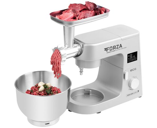 Кухонний комбайн ECG FORZA 5500 Giorno Argento, зображення 9 Кухонний комбайн ECG FORZA 5500 Giorno Argento, зображення 9