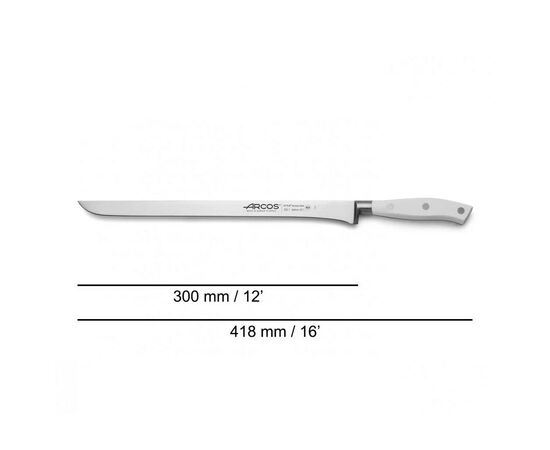 Кухонний ніж Arcos Riviera для окосту 300 мм White (231124), зображення 2 Кухонний ніж Arcos Riviera для окосту 300 мм White (231124), зображення 2