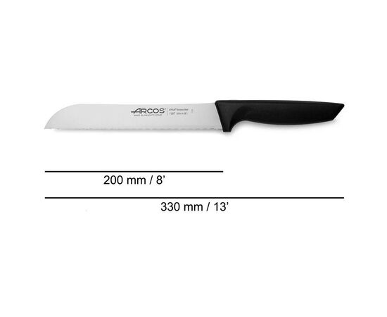 Кухонный нож Arcos Niza для хліба 200 мм (135700), изображение 2 Кухонный нож Arcos Niza для хліба 200 мм (135700), изображение 2