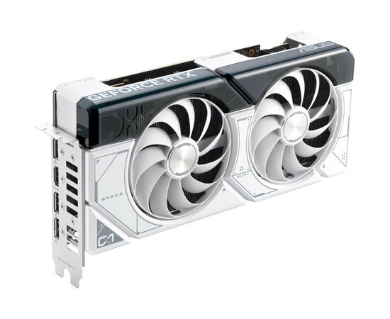 Видеокарта ASUS GeForce RTX4070 SUPER 12Gb DUAL OC WHITE (DUAL-RTX4070S-O12G-WHITE), изображение 4 Видеокарта ASUS GeForce RTX4070 SUPER 12Gb DUAL OC WHITE (DUAL-RTX4070S-O12G-WHITE), изображение 4