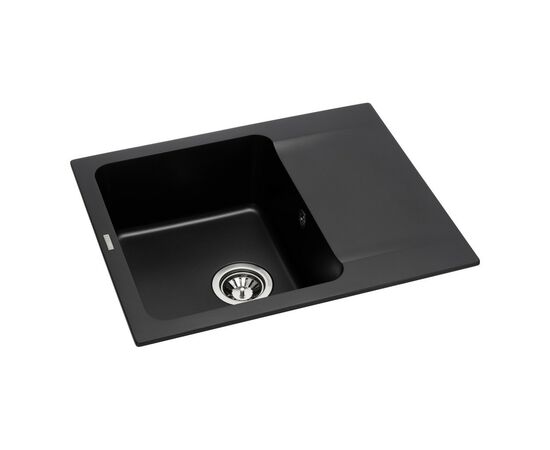 Мойка кухонная GRANADO AVILA black shine (gr0501), изображение 2 Мойка кухонная GRANADO AVILA black shine (gr0501), изображение 2